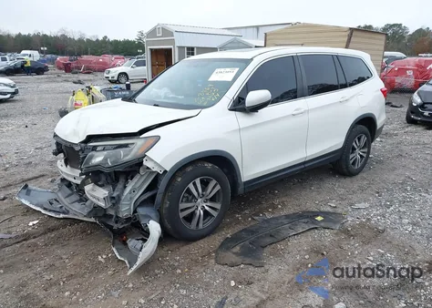 2017 Honda Pilot Ex-L from USA, damaged, VIN 5FNYF5H53HB018469